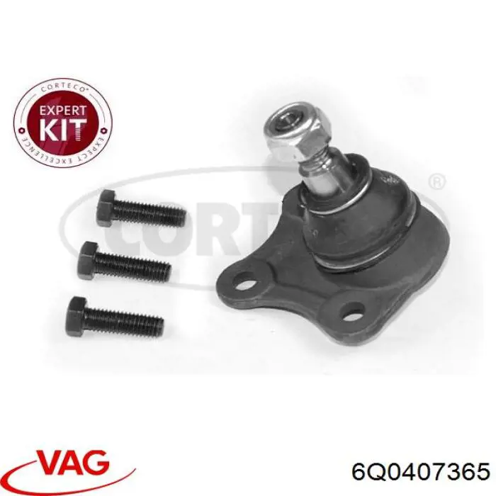 Купить 6Q0407365 VAG Шаровая опора, нижняя, левая