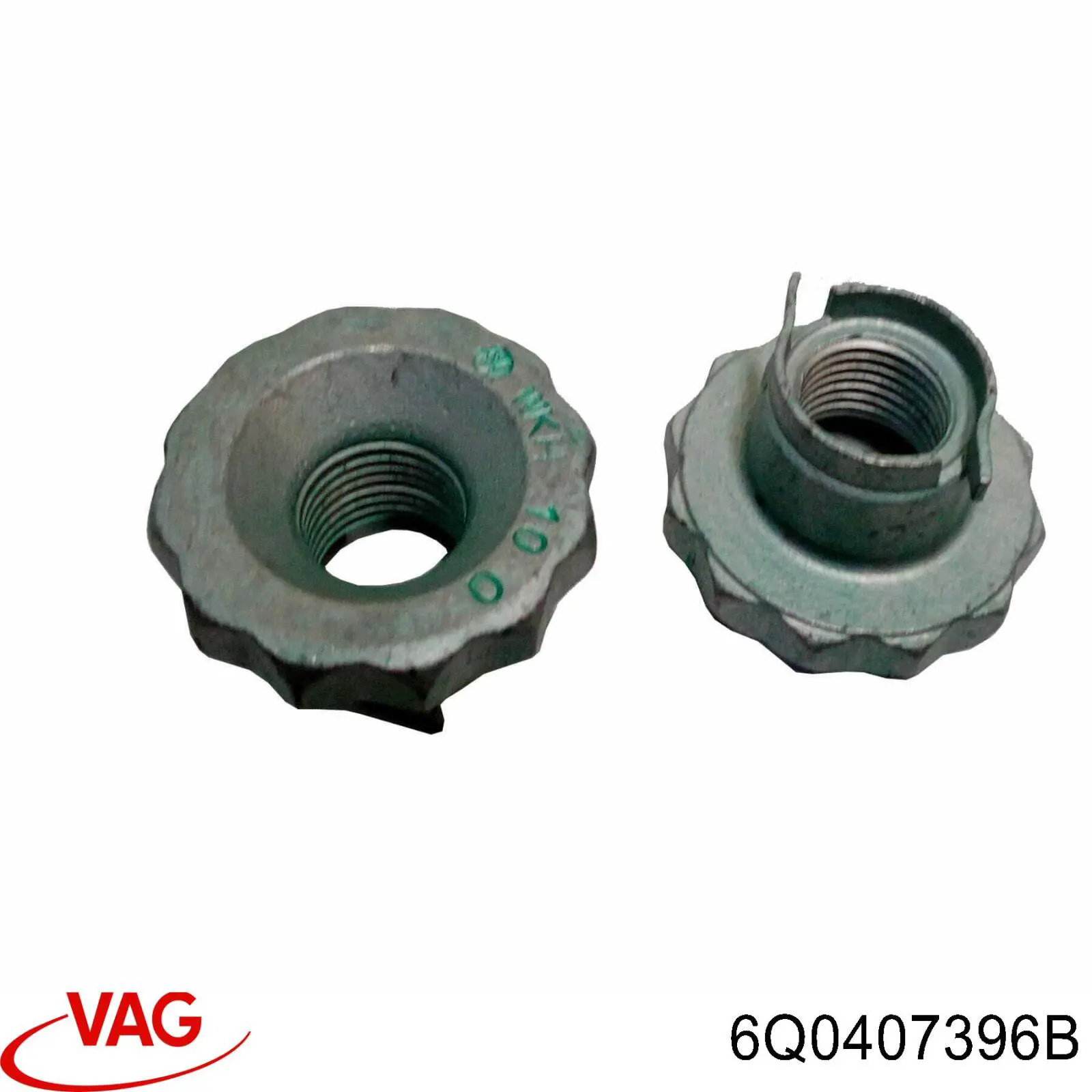 Гайка передней ступицы 6Q0407396B VAG