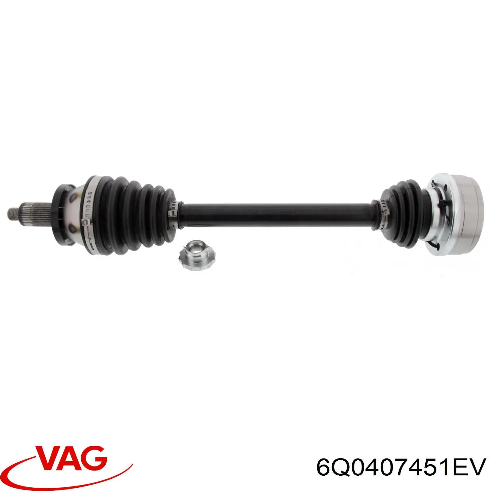 Купить 6Q0407451EV VAG Привод в сборе левый