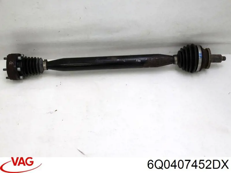 Купить 6Q0407452DX VAG Вал приводной правый