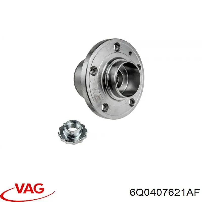 Купить 6Q0407621AF VAG Ступица переднего колеса