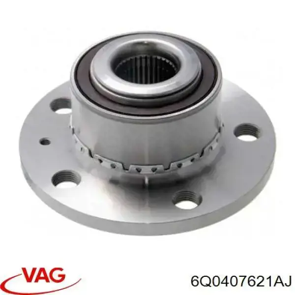 Купить 6Q0407621AJ VAG Ступица переднего колеса