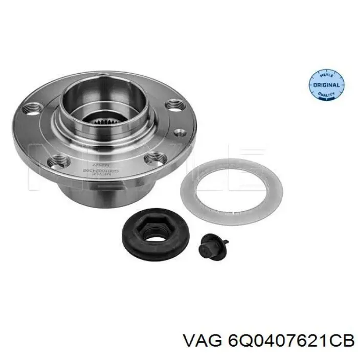 Купить 6Q0407621CB VAG Ступица переднего колеса