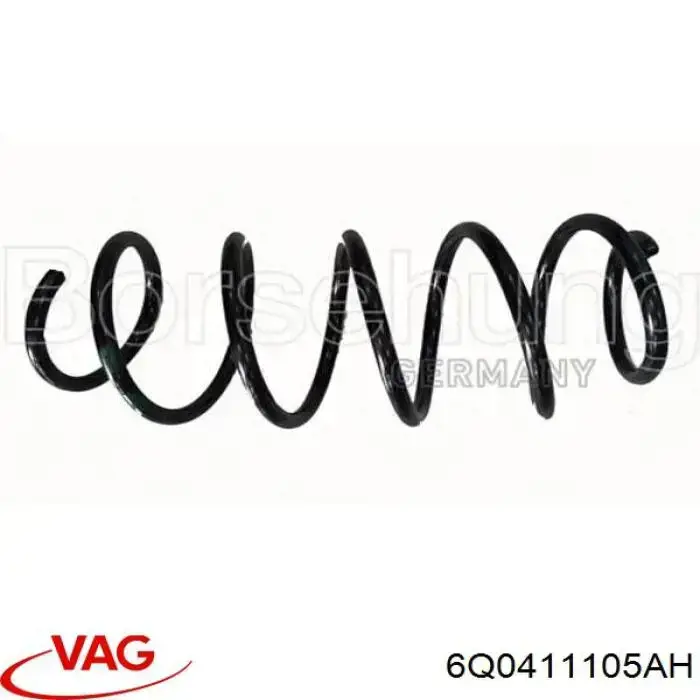 Купить 6Q0411105AH VAG Винтовая пружина подвеска