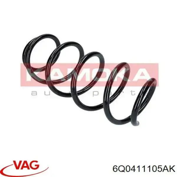 Пружина передняя VAG 6Q0411105AK