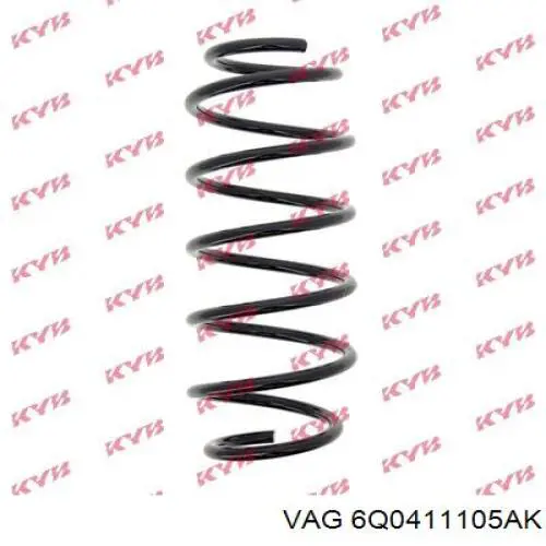 6Q0411105AK VAG Пружина передней подвески
