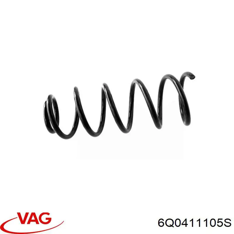 Передняя пружина 6Q0411105S VAG