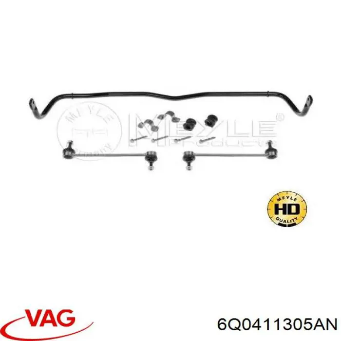 Стабилизатор поперечной устойчивости передний VAG 6Q0411305AN цена, от 11.30 USD