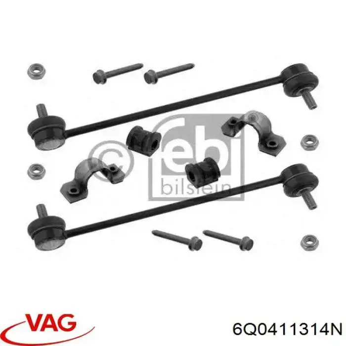 Купить 6Q0411314N VAG Втулки переднего стабилизатора