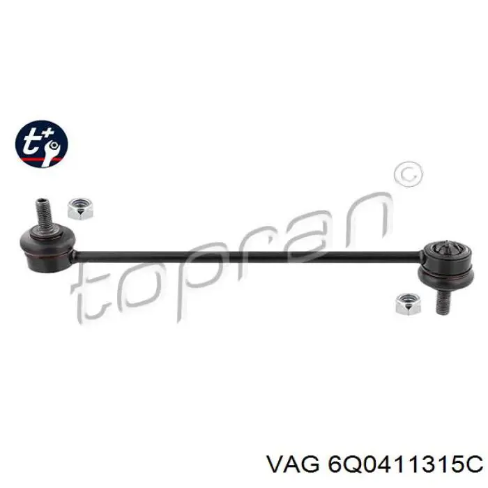 Тяга переднего стабилизатора VAG 6Q0411315C цена, от 11.02 USD