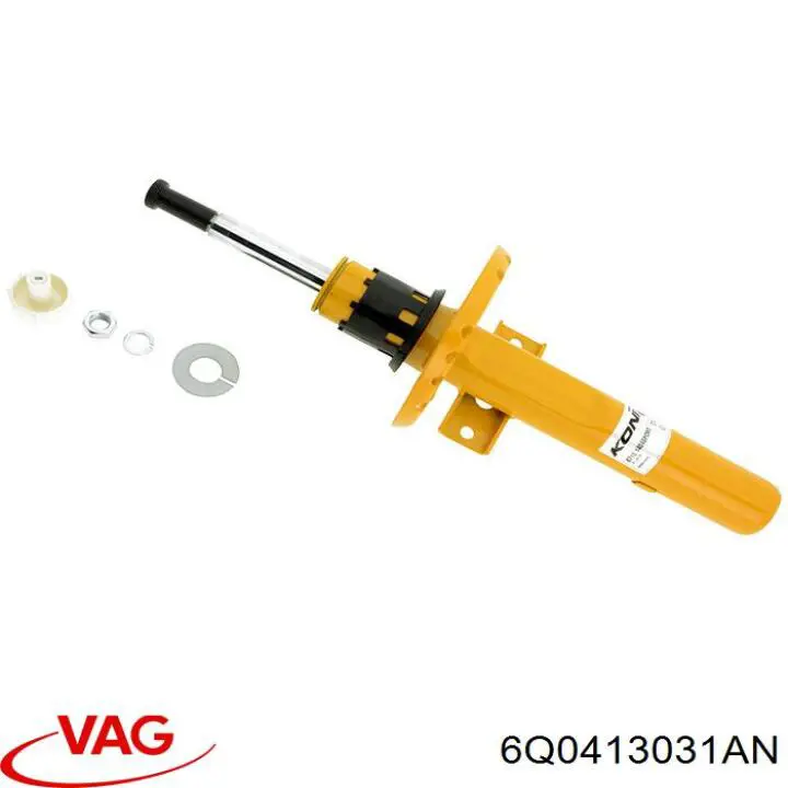 Стойка амортизатора передняя VAG 6Q0413031AN цена, от 45.48 USD