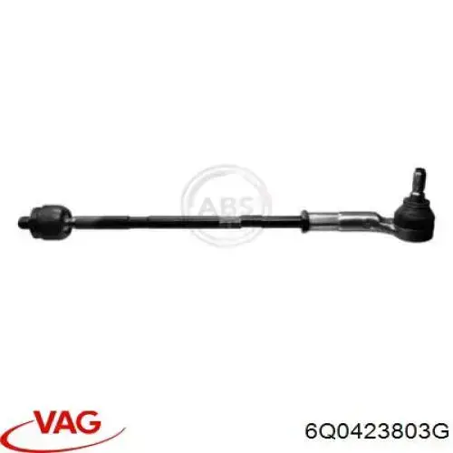 Тяга рулевая в сборе левая 6Q0423803G VAG