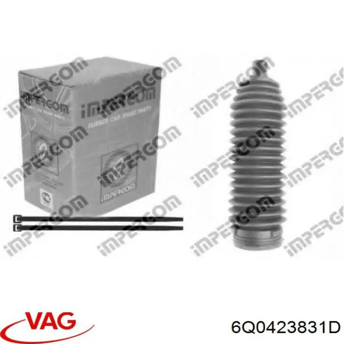 Пыльник рулевого механизма (рейки) VAG 6Q0423831D