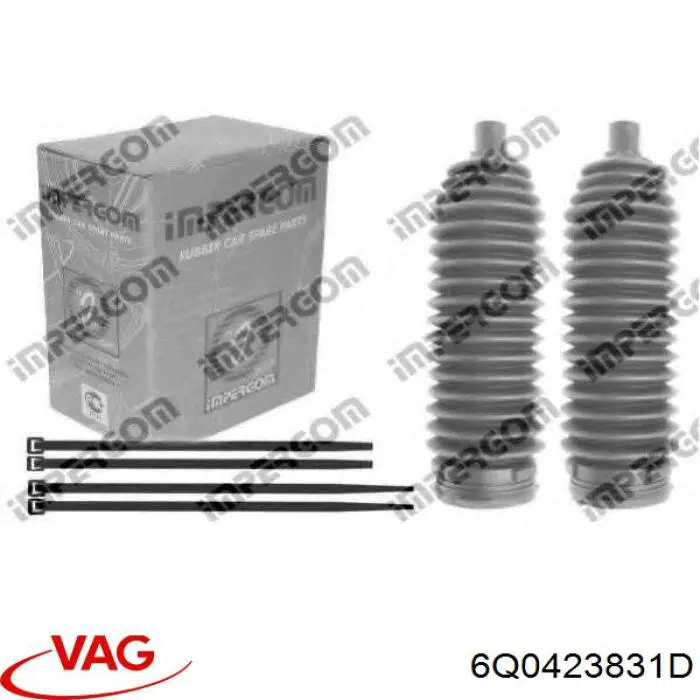 6Q0423831D VAG Пыльник рулевой тяги