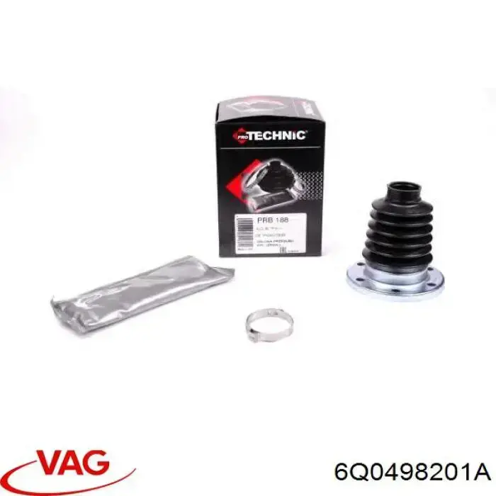 Купить 6Q0498201A VAG Пыльник гранаты внутренний, передней полуоси