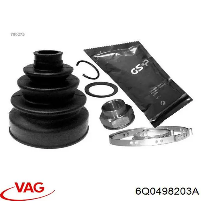 Пыльник ШРУСа передней полуоси наружный VAG 6Q0498203A