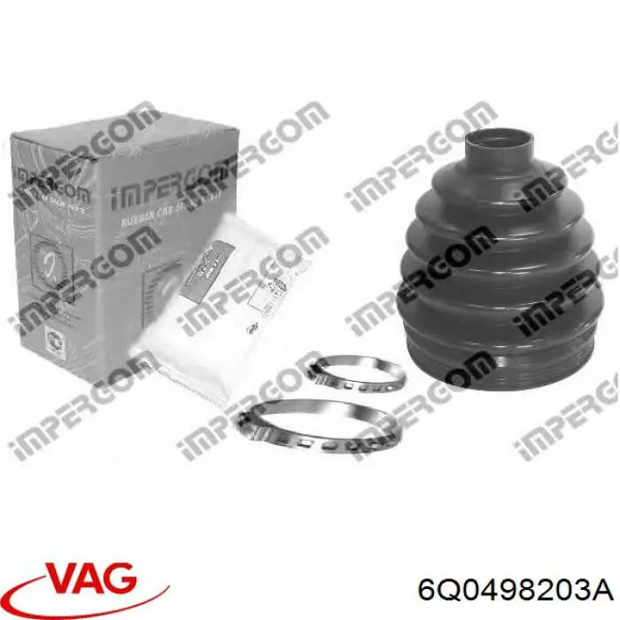 Пыльник ШРУСа наружный 6Q0498203A VAG