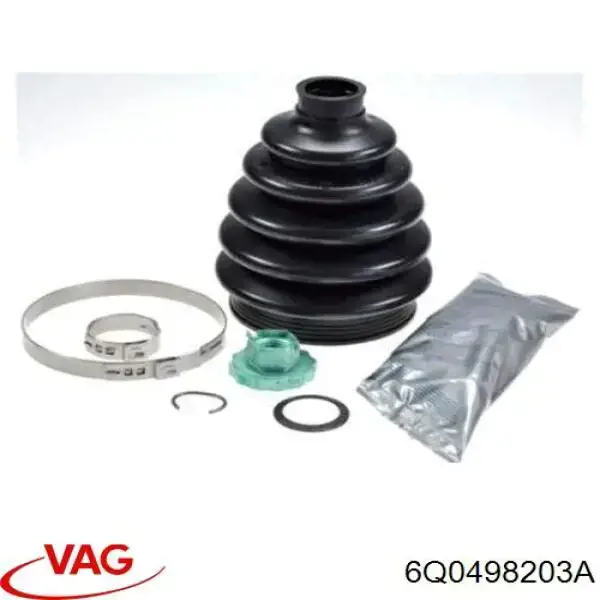 Купить 6Q0498203A VAG Пыльник гранаты наружный, передний