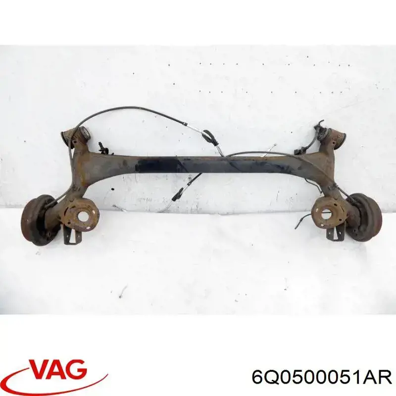Балка задней подвески поперечная VAG 6Q0500051AR цена, от 156.92 USD