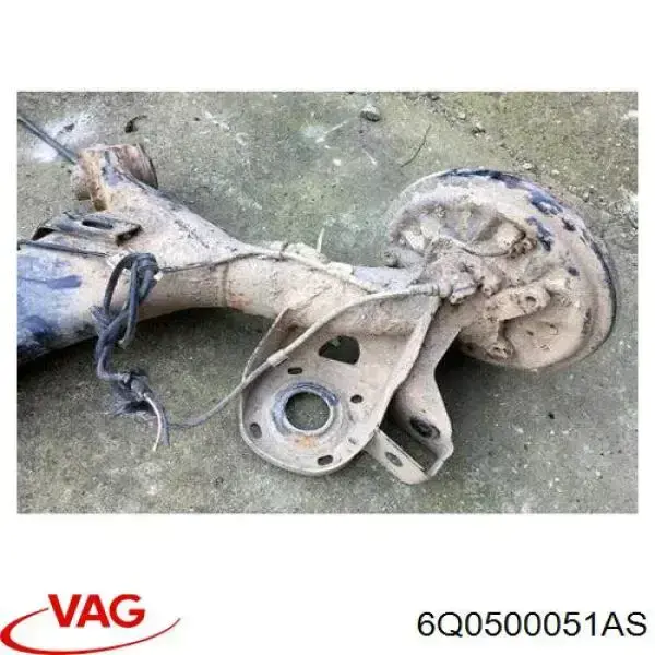  Viga de suspensão traseira (plataforma veicular) Seat Cordoba sedan (6L2) (2002 - 2009) 