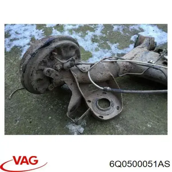  Viga de suspensão traseira (plataforma veicular) Seat Cordoba sedan (6L2) (2002 - 2009) 