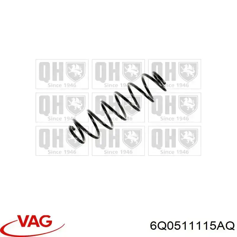Задняя пружина 6Q0511115AQ VAG