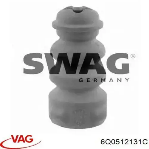 Купить 6Q0512131C VAG Отбойник амортизатора заднего
