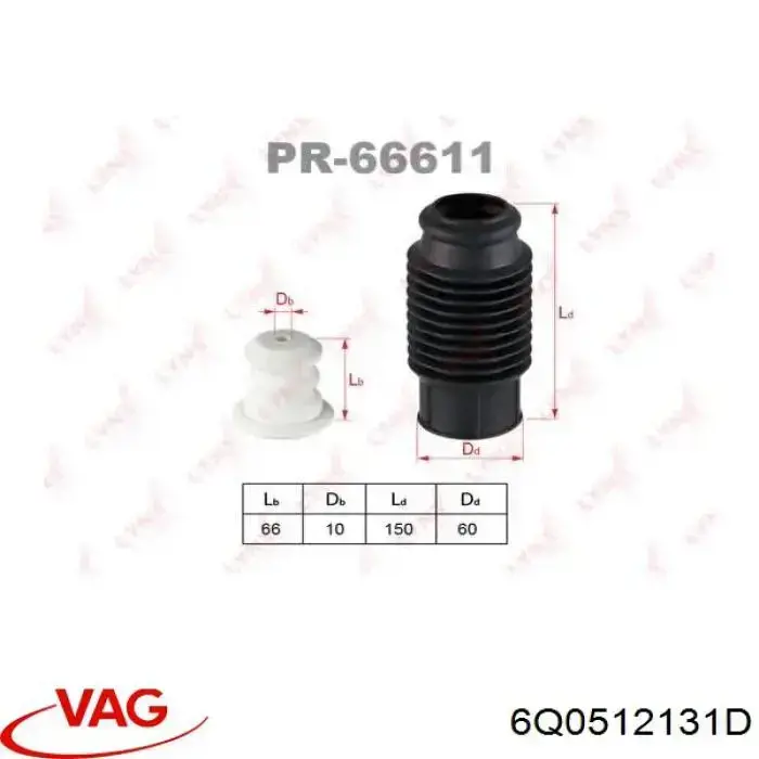 Буфер-отбойник амортизатора заднего VAG 6Q0512131D цена, от 5.54 USD