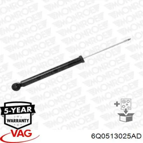 Стойка амортизатора задняя VAG 6Q0513025AD цена, от 38.11 USD