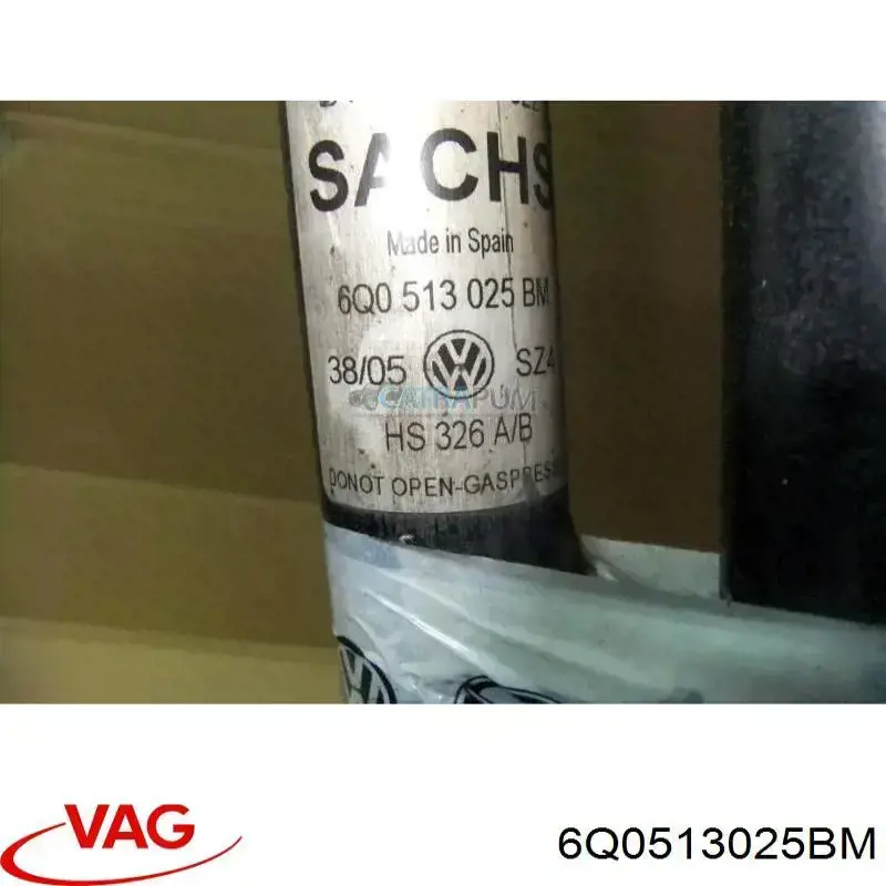 Купить 6Q0513025BM VAG Амортизатор задней подвески