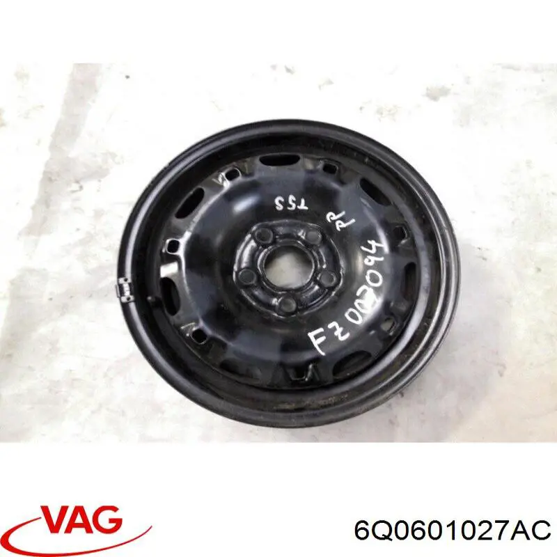 6Q0601027AC VAG Диски колесные стальные (штампованные)