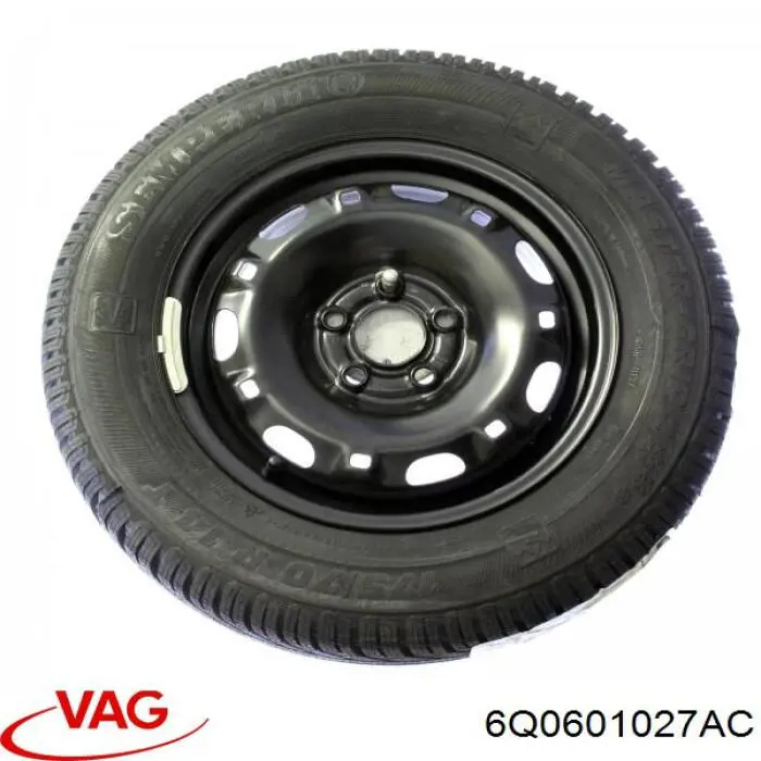 6Q0601027AC VAG Диски колесные стальные (штампованные)