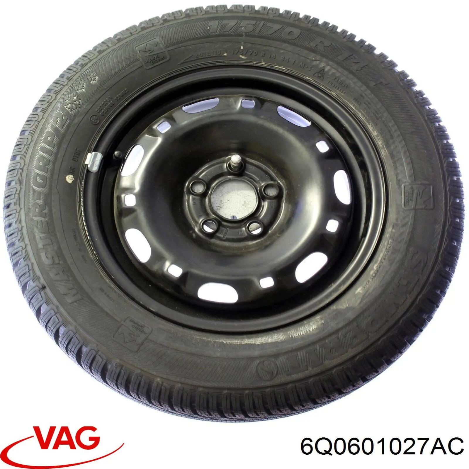 Купить 6Q0601027AC VAG Диск колесный