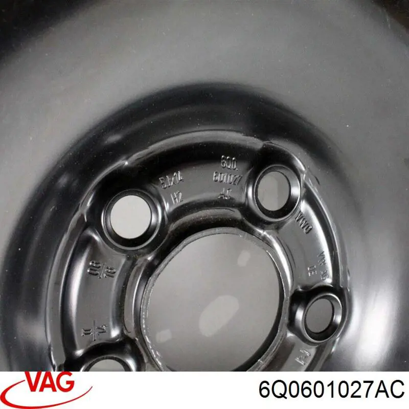Диски колесные стальные (штампованные) 6Q0601027AC VAG