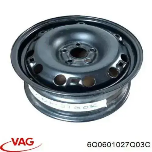 Купить 6Q0601027AF03C VAG Диски колесные стальные (штампованные)