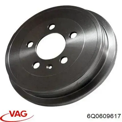 Задний барабан VAG 6Q0609617