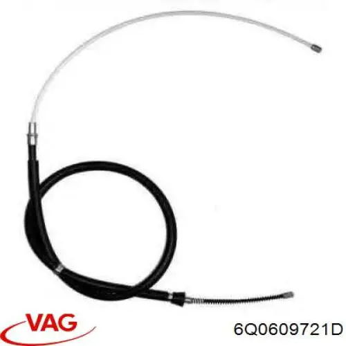 Задний трос ручника VAG 6Q0609721D цена, от 6.77 USD