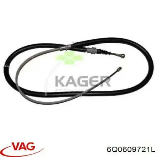 Задний трос ручника VAG 6Q0609721L цена, от 7.83 USD