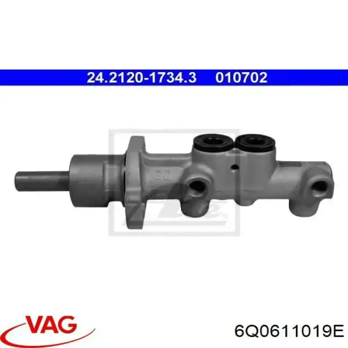 Цилиндр главный тормоза (гидротормозов) VAG 6Q0611019E цена, от 27.52 USD