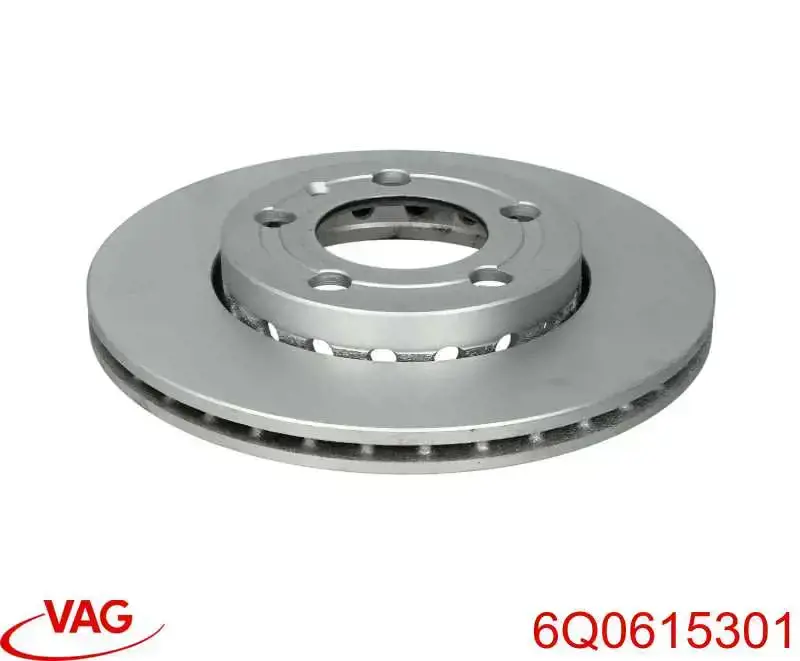 6Q0615301 VAG диск тормозной передний