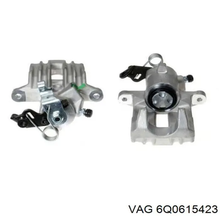 6Q0615423 VAG суппорт тормозной задний левый