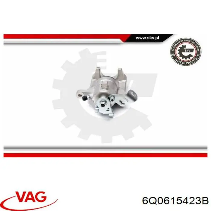 6Q0615423B VAG Тормозной суппорт задний левый