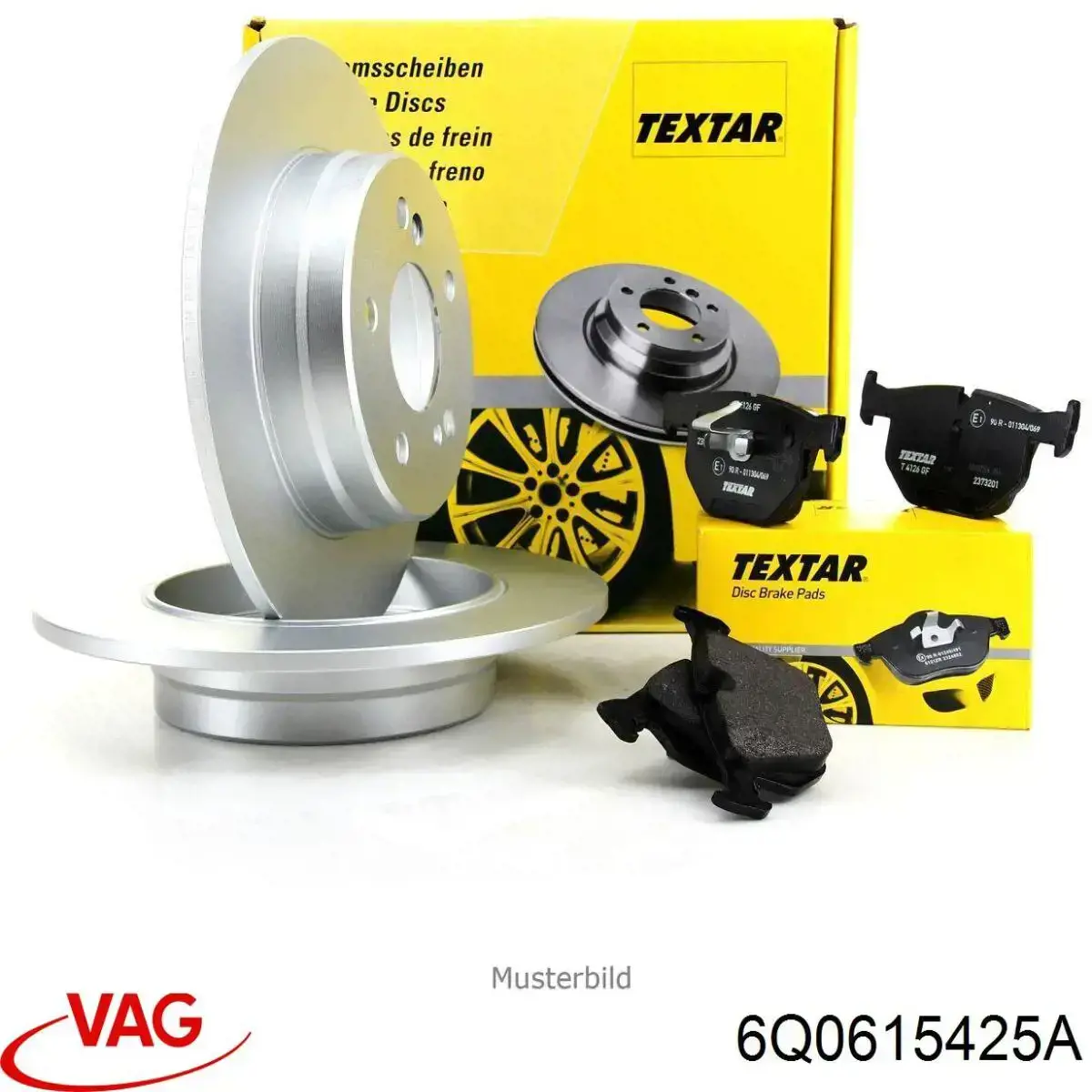 Скоба суппорта заднего VAG 6Q0615425A