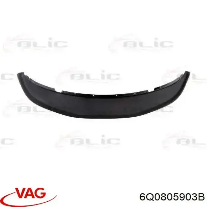 6Q0805903B VAG Губа переднего бампера