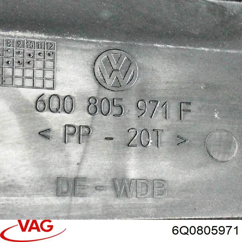  VAG 6Q0805971F9B9 цена, от 8.43 USD