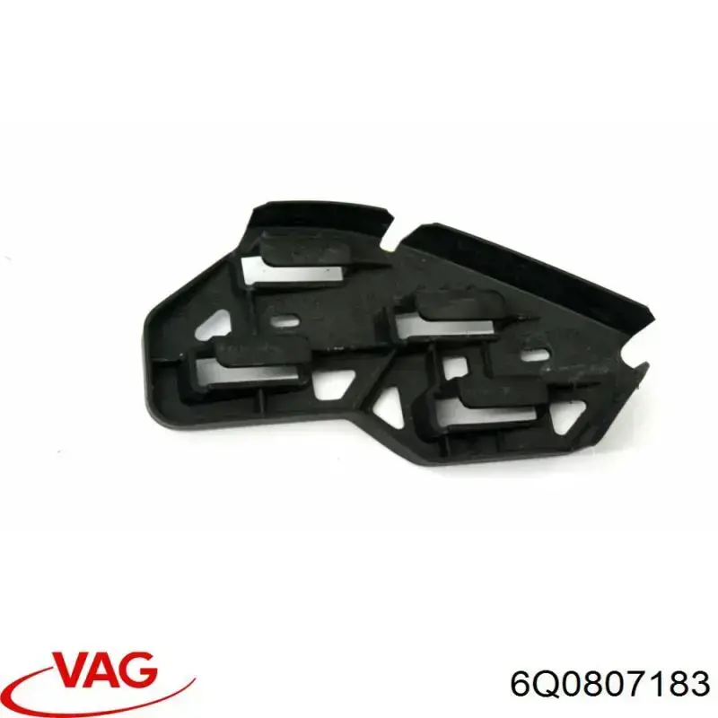 6Q0807183 VAG consola do pára-choque dianteiro esquerdo
