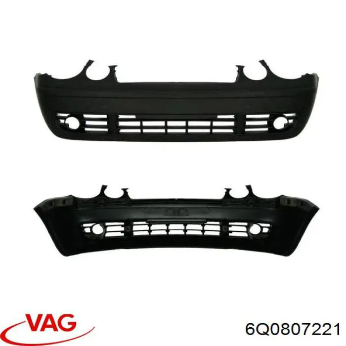 6Q0807221 VAG Pára-choque dianteiro