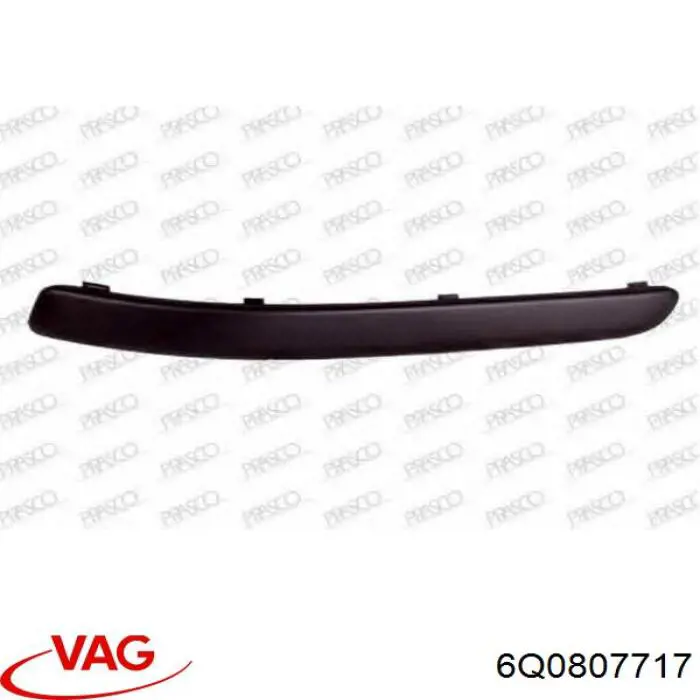 Молдинг бампера переднего левый VAG 6Q0807717 цена, от 6.33 USD