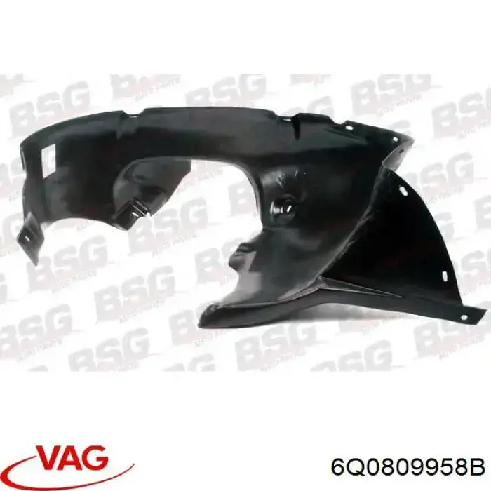 Купить 6Q0809958B VAG Подкрылок передний правый