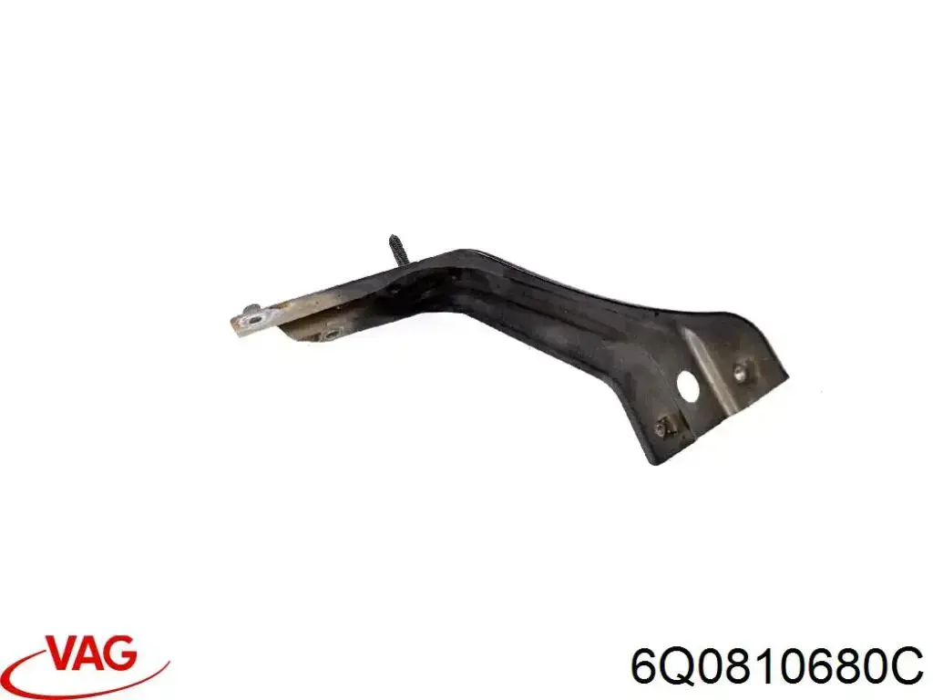 6Q0810680C VAG consola superior de fixação do pára-lama dianteiro direito